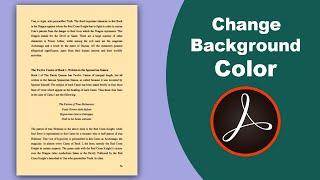 how to change pdf background color to white for printing in acrobat pro-2017