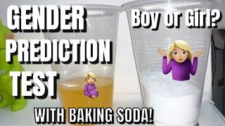 GENDER PREDICTION TEST AT HOME WITH BAKING SODA