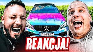 REAKCJA YOUTUBERÓW NA MOJE AUTO