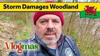 176. Storm Damage Hits Village  Vlogmas - Living Alone in Wales (December 2024)