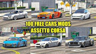 100 FREE CARS MODS FOR ASSETTO CORSA + DOWNLOAD LINKS