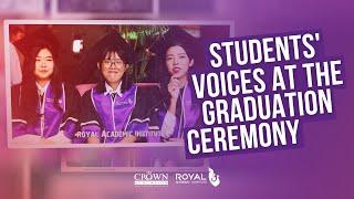 RAI STUDENTS' VOICES AT THE GRADUATION CEREMONY  (Part 1)