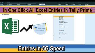 How To Import Sales/Purchase Entries in Tally Prime with Excel Import Tool |||Tally For Beginners||