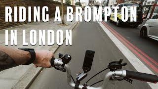 This was Terrifying - Riding a Brompton in London!