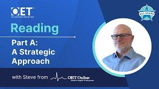 Live class with OET Online: Reading Part A - A Strategic Approach