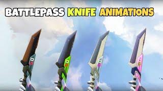 Valorant New Battlepass Melee Animations | Episode 9 Act 2 Battlepass Knife All Varients in Game