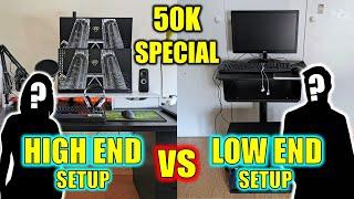 50K Subs Special | High End vs Low End Setup - Digimon vs Kryzzp - Face Reveal