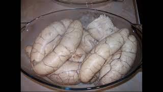 Cooking Cod Roe or "Raans" in Doric Scots, Scottish food @kintakintyea