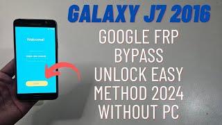 Galaxy J7 (2016) Google Frp Bypass Without Pc | Sm-J710f Unlock Frp