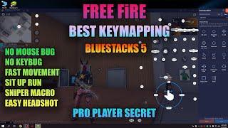 Free Fire OB40 Best Pro Player Keymapping For Fast Gameplay Bluestacks 5 | All emulator Keymapping