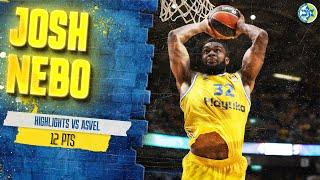 Highlights: Josh Nebo (12 points) vs ASVEL | המהלכים של ג'וש ניבו נגד וילרבאן