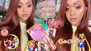 COLOURPOP x SAILORMOON   FULL COLLECTION REVIEW,  TUTORIAL & SWATCHES