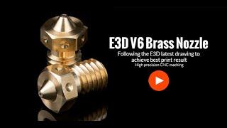 E3D V6 Brass Nozzle