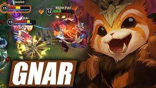 Wild Rift Gnar Gameplay (New Champion) Build & Runes