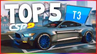 CSR2 | TOP 5 FASTEST TIER 3 CARS