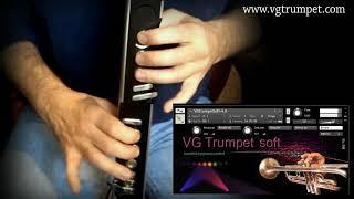 Trumpet NI Kontakt sound library and Akai EWI4000s wind controller