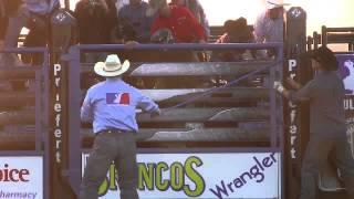 Aaron Roy 83 on CS868 Everything Cowboy. Langham, SK PBR Canada '12