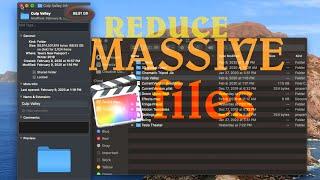 Reduce MASSIVE Final Cut Pro File Sizes!