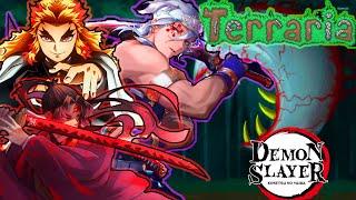 We played Terraria as Demon Slayers and it was INSANE (Modded Terraria: Kimetsu No Terraria)