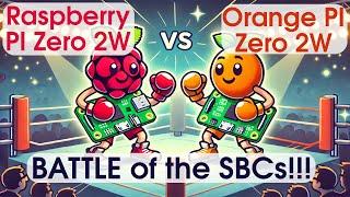 BATTLE of the BOARDS! Raspberry PI Zero 2W vs Orange PI Zero 2W