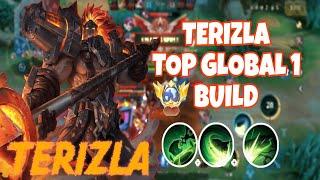 Terizla Top Global Build for Solo Rank Domination! | MVP GAMEPLAY!