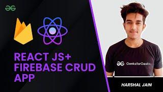 CRUD app in  React JS with Firebase