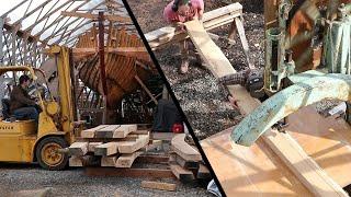 BoatBuilding - Making Deck Beams / Hiring another Shipwright! (EP69)