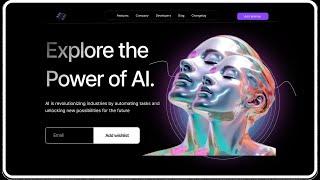  AI Landing Page Design | Figma UI/UX Tutorial