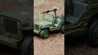 US Army WW2 Jeep Willysminiature diecast model#military #vehicle #army