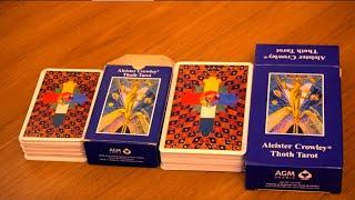 Aleister Crowley Thoth Tarot -  Pocket size vs. Standard