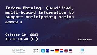 INFORM WARNING: Quantified, multi-hazard information to support anticipatory action