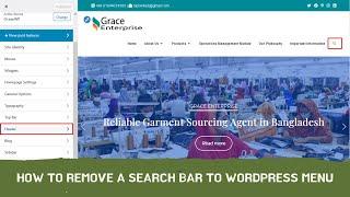 How To Remove a Search Icon, Bar in Header Menu WordPress | OceanWP WordPress, Elementor Tutorial 