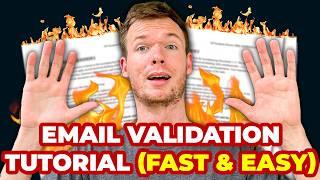 Email Validation Tutorial | Scrubby & MillionVerifier