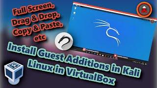 How to Install VirtualBox Guest Additions in Kali Linux - Full Screen, ETC | In Hindi - 2020