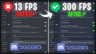 DISCORD: FIX FPS DROPS & STUTTER WHILE GAMING!