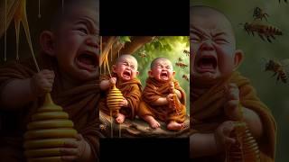 cute baby  monk l aiCreate Talking Ai  InMobile|ai videos #shorts#shortsfeed #aiavatar #shorts