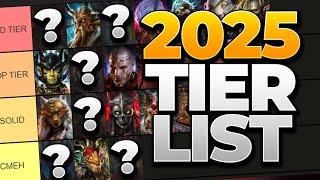 ULTIMATE MYTHICAL CHAMPION TIER LIST 2025