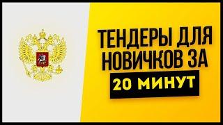 ТЕНДЕРЫ и ГОСЗАКУПКИ для начинающих за 20 минут. Госзакупки с нуля. Тендеры в грузоперевозках с нуля