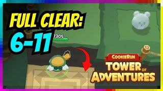 6-11 Banana Jungle Full Clear | Cookie Run: Tower of Adventures