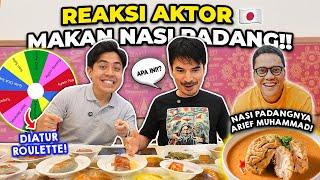 TRAKTIR ARTIS JEPANG MAKAN NASI PADANG PAYAKUMBUAH ARIEF MUHAMMAD! REAKSINYA..