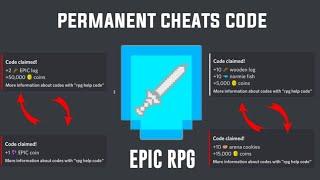 EPIC Rpg Discord Bot Cheats Code | Permanent | Working
