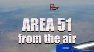 Area 51 & Groom Lake aerial view from a United Airlines flight