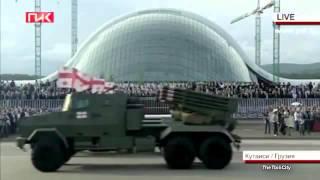 Военный парад в Кутаиси, Грузия - День независимости - 26 мая 2012