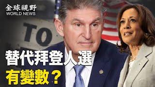 民主黨四大佬沒看好哈里斯？曼欽突然宣佈要競選總統候選人【全球視野】