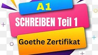 Goethe Zertifikat A1 Schreiben | Teil 1 | Formular Ausfüllen #deutsch #learngerman #schreiben