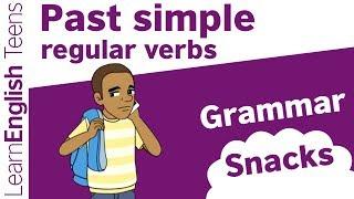 Grammar Snacks: Past simple – regular verbs