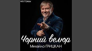 Чорний велюр