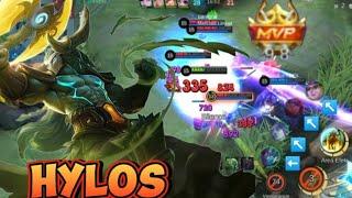 one of the OP tank heroes..!!! Hylos game play [ game play ] mobile legend