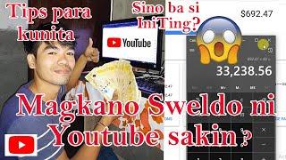 SAHOD NI YOUTUBE, MAGKANO BAH? at sino bah si INITING?