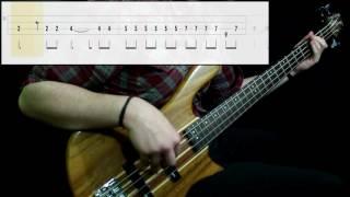 Toto - Hold The Line (Bass Cover) (Play Along Tabs In Video)